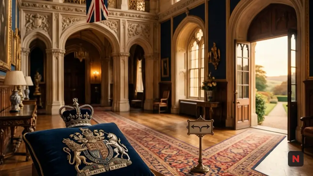 Prinz Harry: Royale Kulisse mit britischem Palast und symbolischem Weg