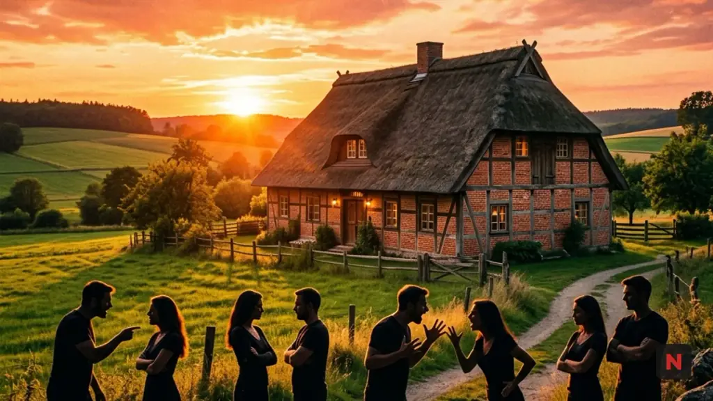 Sommerhaus der Stars 2026: Bauernhof-Kulisse mit Promipaaren bei Sonnenuntergang
